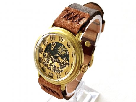 SKELTON II（Brass) - 手作り腕時計・懐中時計・日時計の通販 JHA