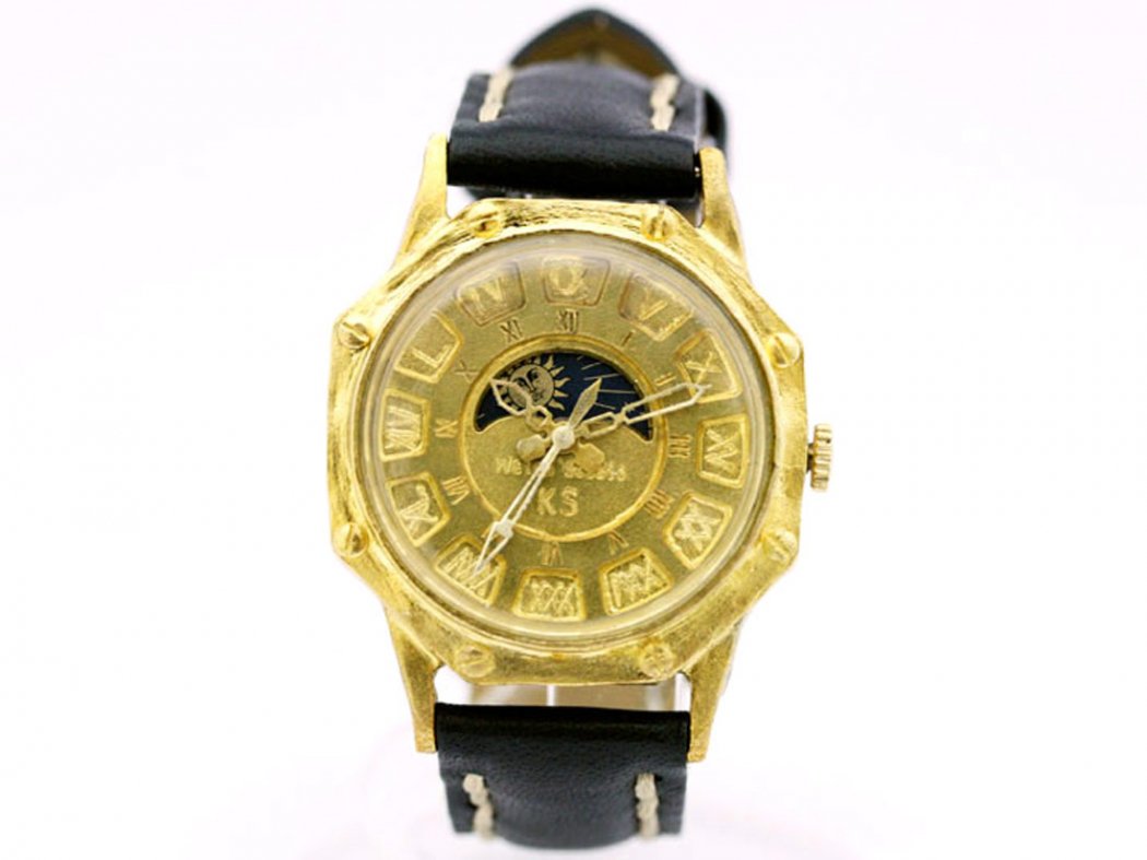 FLY BACK （SUN&MOON） OCTAGON （ローマ） - 手作り腕時計・懐中時計・日時計の通販 JHA Online Store