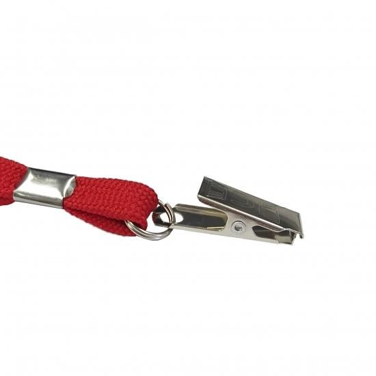 ストラップ　確認用 無地ネックストラップ | 金属クリップ CQP-9C - IDグッズ専門店