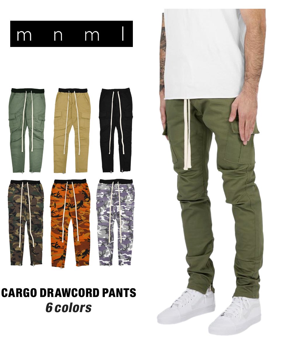 cargo drawcord pants