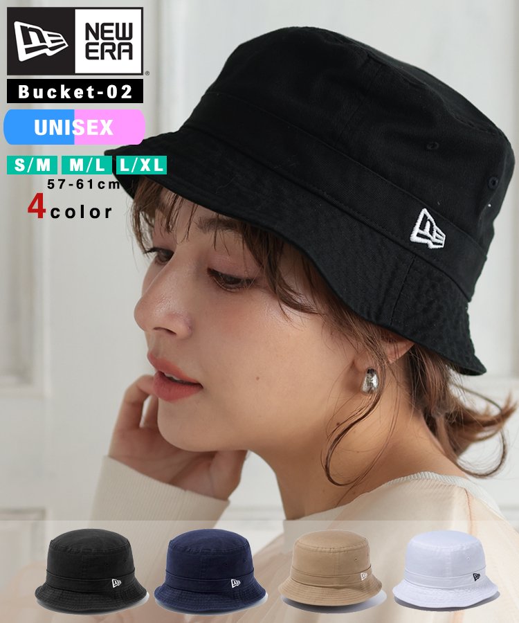 NEW ERA / ニューエラ 2019'A/W COLLECTION「バケット02 ウォッシュドコットン」