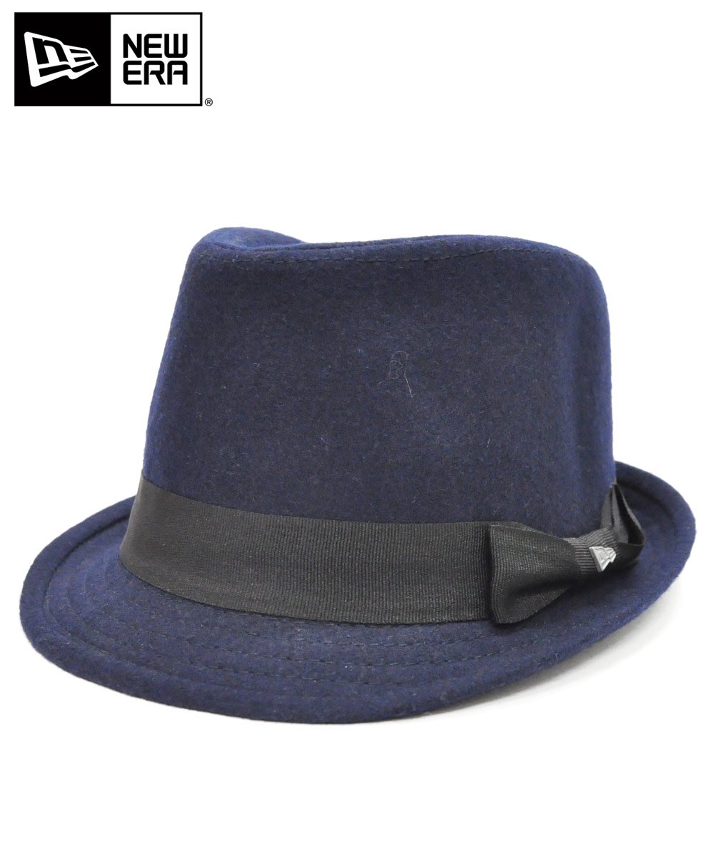 <img class='new_mark_img1' src='https://img.shop-pro.jp/img/new/icons61.gif' style='border:none;display:inline;margin:0px;padding:0px;width:auto;' />[OUTLET] EK by NEW ERA TRILBY MELTON ネイビー / ブラックバンド [E0000847]