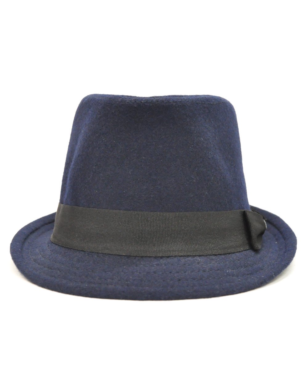 <img class='new_mark_img1' src='https://img.shop-pro.jp/img/new/icons61.gif' style='border:none;display:inline;margin:0px;padding:0px;width:auto;' />[OUTLET] EK by NEW ERA TRILBY MELTON ネイビー / ブラックバンド [E0000847]