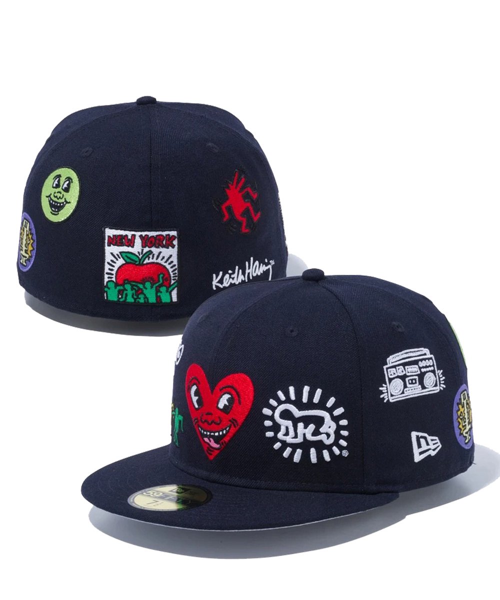 New Era ニューエラ A W Collection 59fifty Keith Haring キース へリング マルチ ロゴ