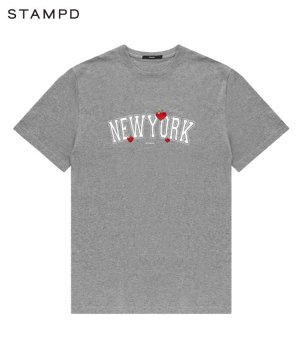 NEW YORK LOVE TEE / グレー [SLA-M2599TE]