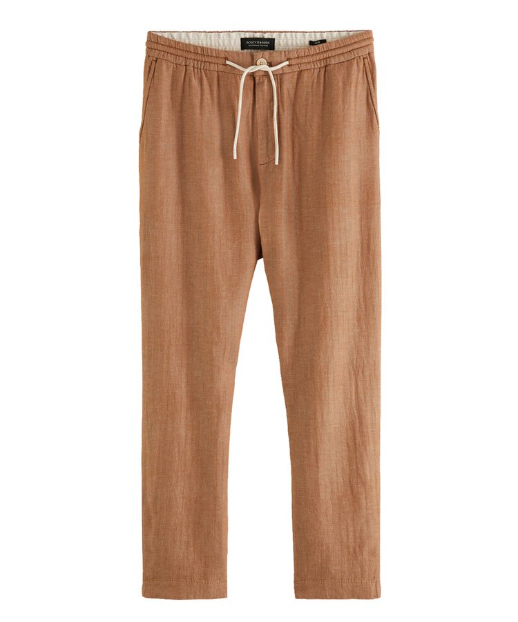 Fave linen & organic cotton-blend beach trousers / Х [292-31513]