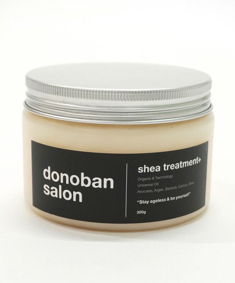 ≪持続するツヤと手触り≫ Shea treatment+ Donoban salon 300g