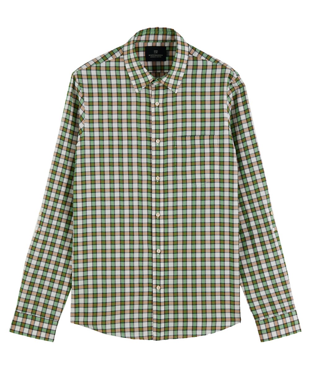 Yarn-dyed cotton shirt / ꡼ߥۥ磻 [282-41409]
