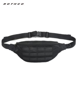 <img class='new_mark_img1' src='https://img.shop-pro.jp/img/new/icons5.gif' style='border:none;display:inline;margin:0px;padding:0px;width:auto;' />MESH TAPE FANNY PACK / ブラック [ROTHCO036]
