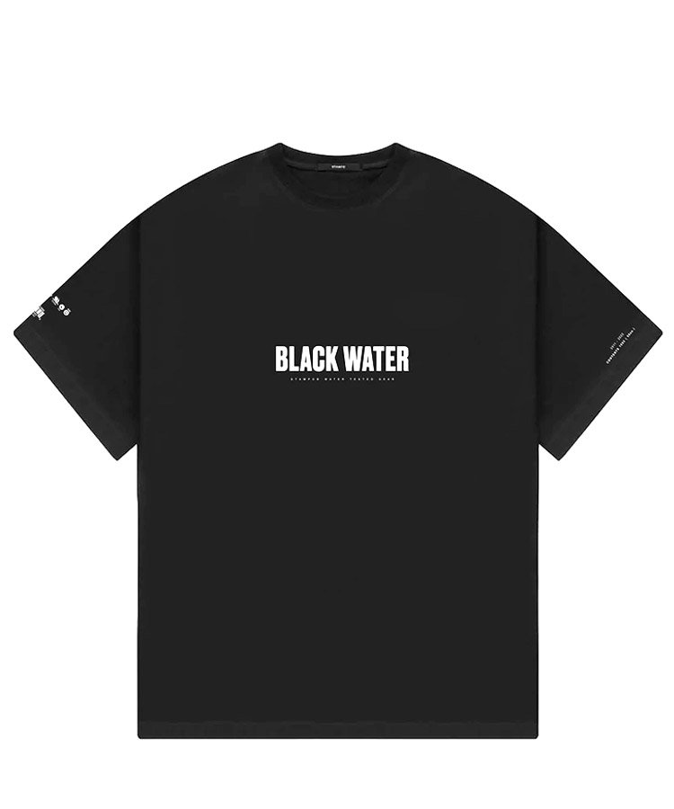 BLACK WATER RELAXED TEE / ブラック [SLA-M2857TE]