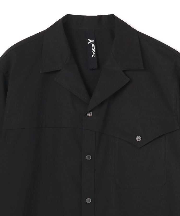 100/2 cotton broad Flap open collar shirt / ֥å [GG-B12-001-3-03]