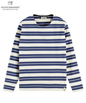 Breton organic cotton long-sleeved T-shirt / ۥ磻ȡߥͥӡ [292-53401]