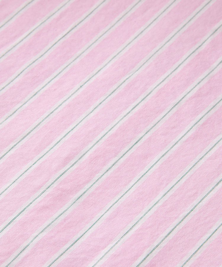 Striped cotton shirt / ピンク [282-51433]