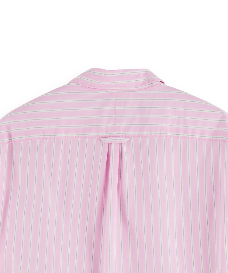 Striped cotton shirt / ピンク [282-51433]