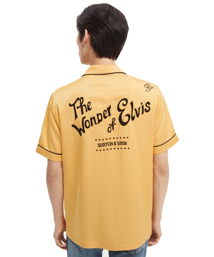Elvis short-sleeved shirt / イエロー [282-52400]