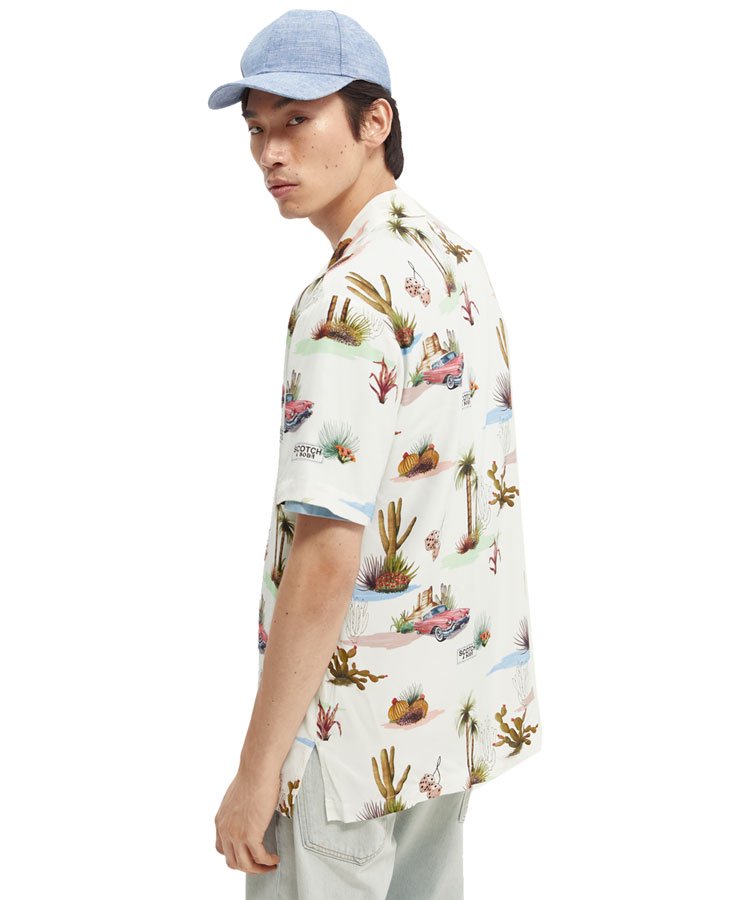 Printed Hawaiian shirt / ۥ磻 [282-52404]