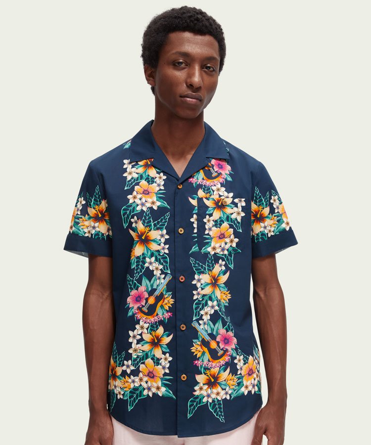 Printed Hawaiian shirt / ͥӡ [292-52403]