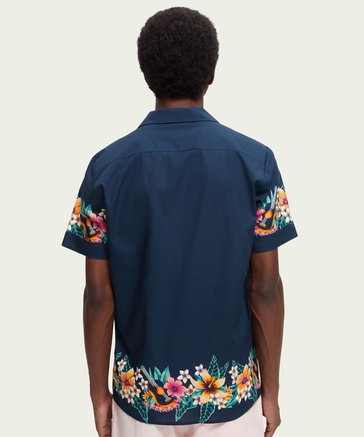 Printed Hawaiian shirt / ͥӡ [292-52403]