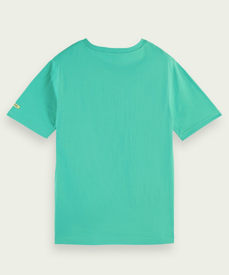 Graphic jersey T-shirt / ミント [292-54403]