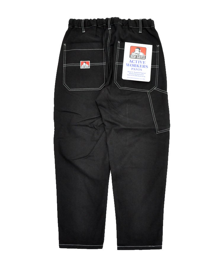 ACTIVE WORKERS PANTS (テーパード アクティブ ワークパンツ) / ブラック [G-1180002-01]