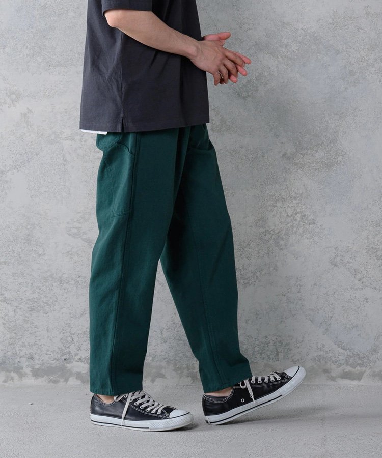 ACTIVE WORKERS PANTS (テーパード アクティブ ワークパンツ) / ダークグリーン [G-1180002-50]