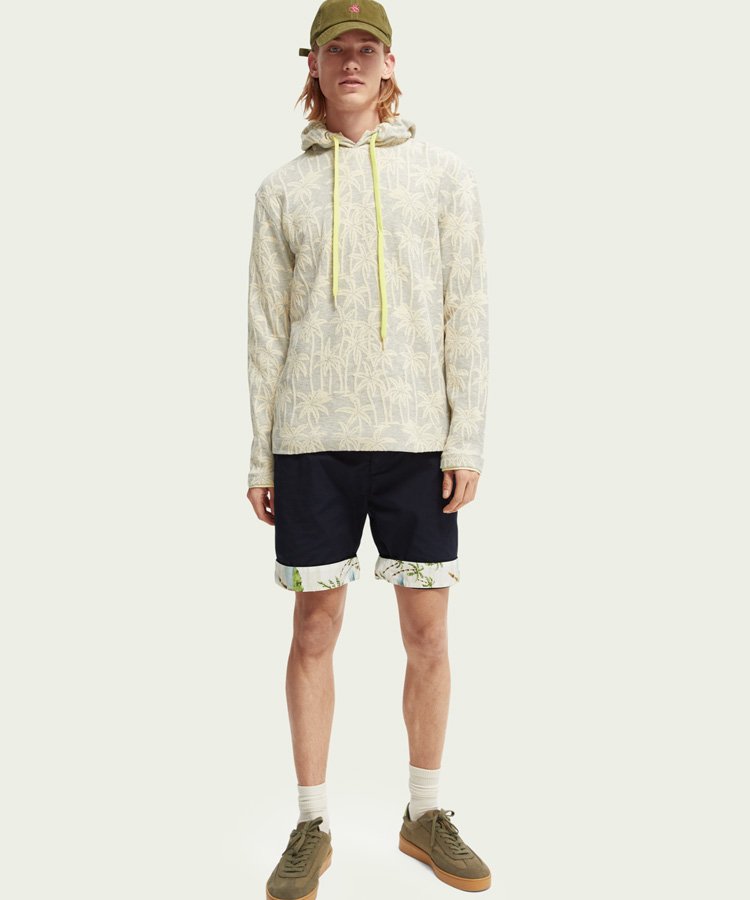<img class='new_mark_img1' src='https://img.shop-pro.jp/img/new/icons5.gif' style='border:none;display:inline;margin:0px;padding:0px;width:auto;' />Stuart shorts with contrast hem / ナイト [292-52513]