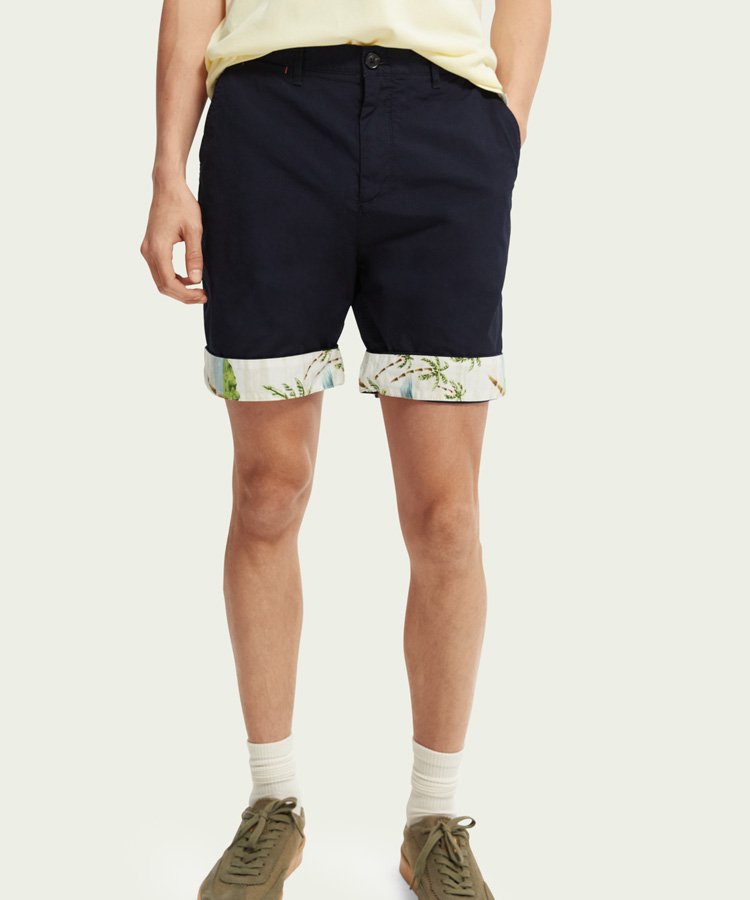 <img class='new_mark_img1' src='https://img.shop-pro.jp/img/new/icons5.gif' style='border:none;display:inline;margin:0px;padding:0px;width:auto;' />Stuart shorts with contrast hem / ナイト [292-52513]