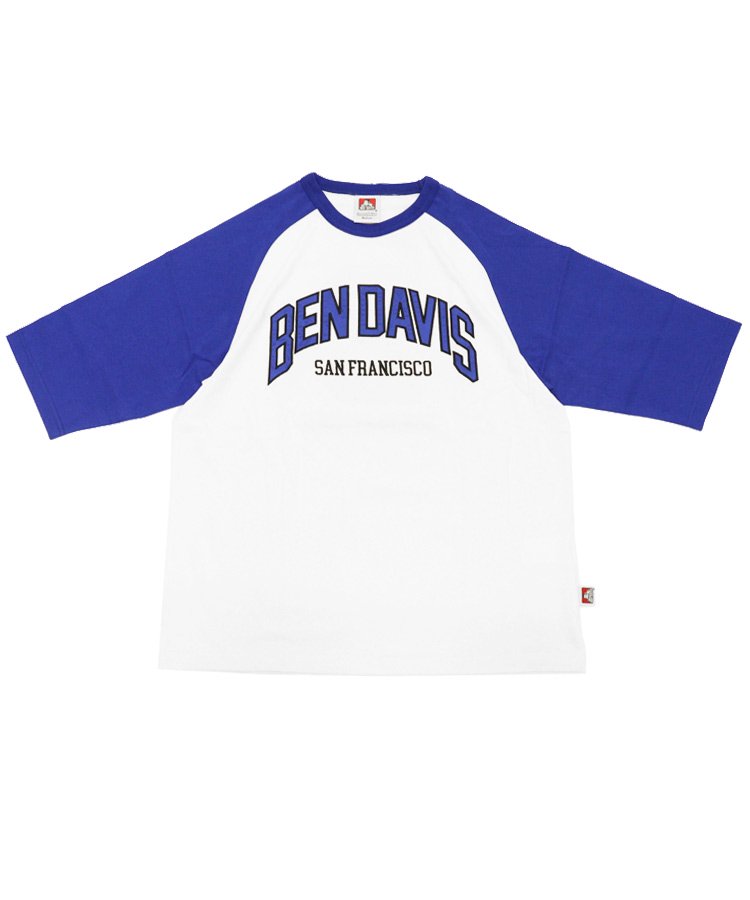 BEN DAVIS (ベン デイビス) 「COLLEGE LOGO RAGLAM TEE