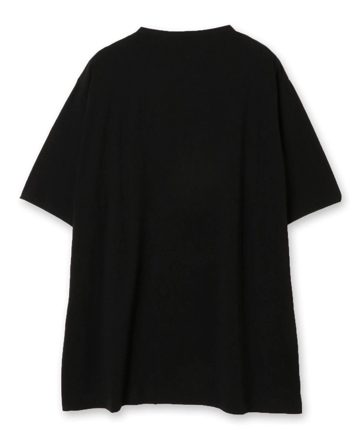 <img class='new_mark_img1' src='https://img.shop-pro.jp/img/new/icons5.gif' style='border:none;display:inline;margin:0px;padding:0px;width:auto;' />[SOUUN TAKEDA] Cotton jersey Jumbo cut sew short sleeves / ブラック [GE-T16-026-2-03]