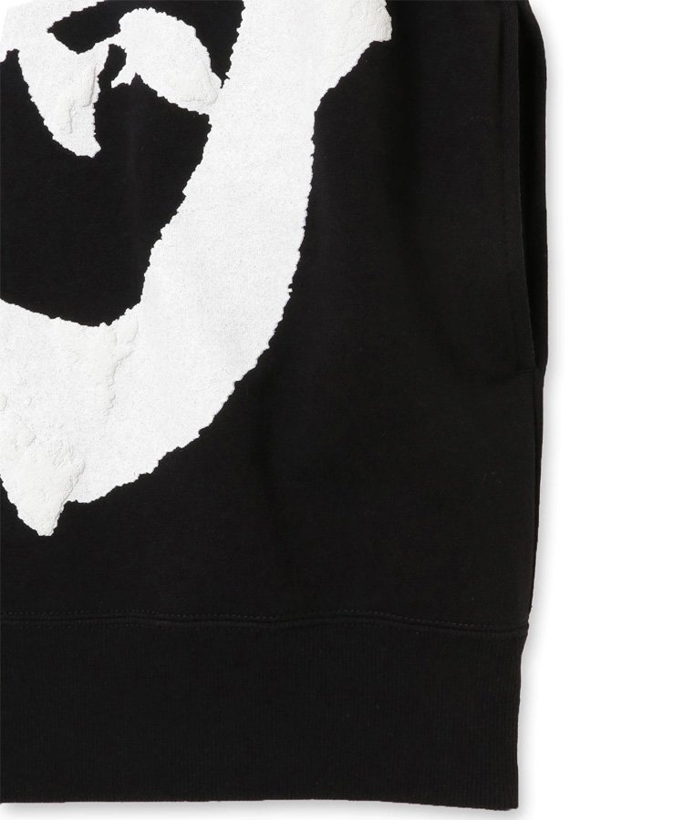 [SOUUN TAKEDA] Mini fleece pile Pullover hoodie / ブラック [GE-T27-016-1-03]