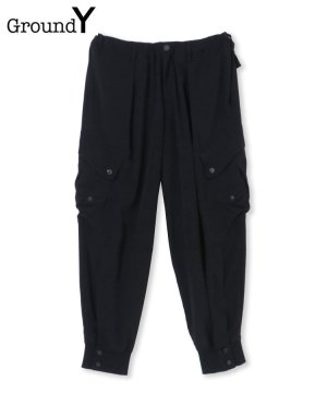 <img class='new_mark_img1' src='https://img.shop-pro.jp/img/new/icons5.gif' style='border:none;display:inline;margin:0px;padding:0px;width:auto;' />T/A vintage decyne Pocket cargo pants / ブラック [GE-P04-500-2-03]