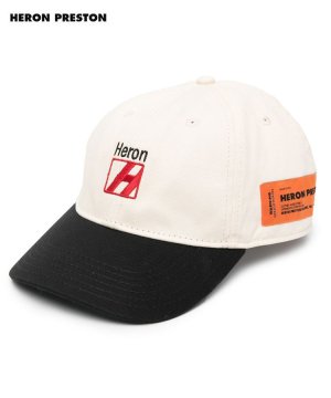 HERON LOGO HAT / ホワイト×レッド [HMLF22-228]