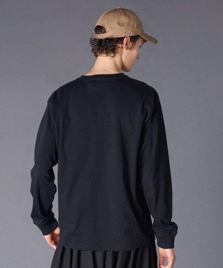 <img class='new_mark_img1' src='https://img.shop-pro.jp/img/new/icons5.gif' style='border:none;display:inline;margin:0px;padding:0px;width:auto;' />Ground Y×NEW ERA Cotton Long sleeves T / ブラック [GE-T50-054-1-04]