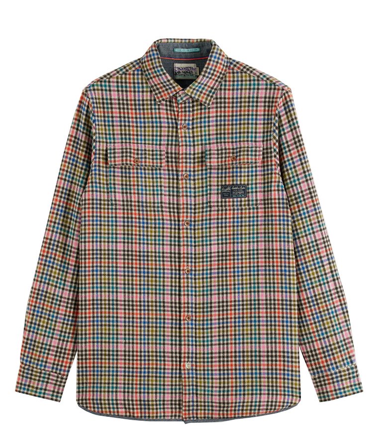 Regular fit checked flannel shirt / ޥ [292-61423]