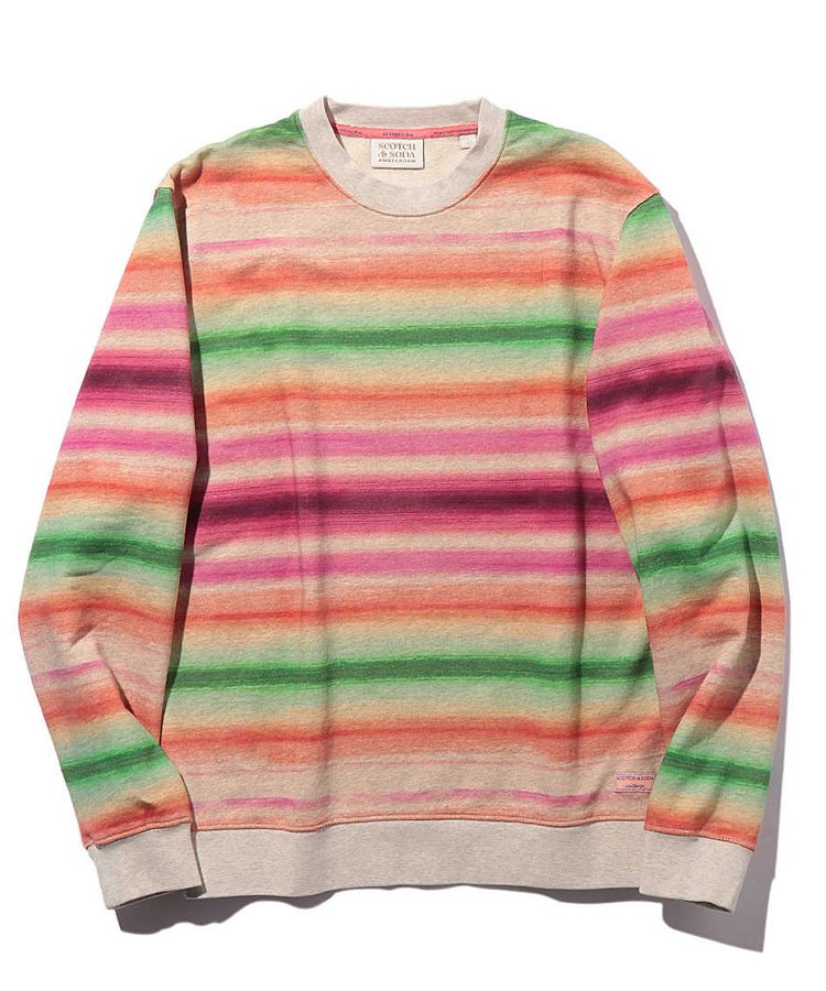 Printed gradient crewneck sweatshirt / ǡ [282-63804]