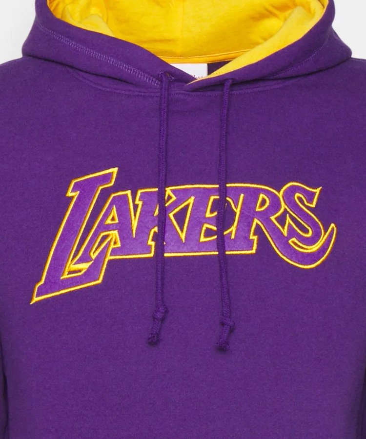 Mitchell＆Ness ミッチェルアンドネス「NBA Team Origins Fleece Hoody Los Angeles  Lakers」