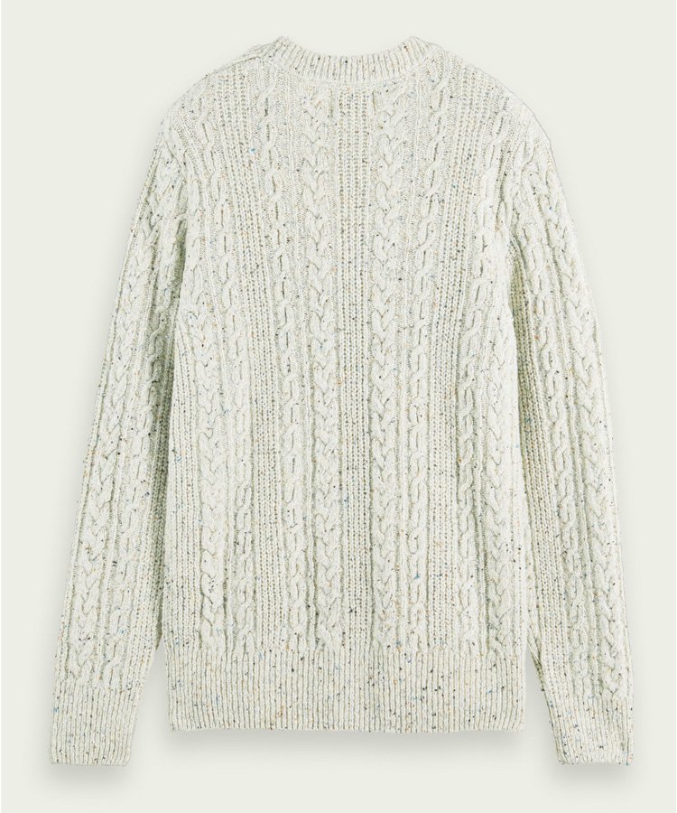 Cable knit wool-blended sweater / ˥åȥ [292-65411]