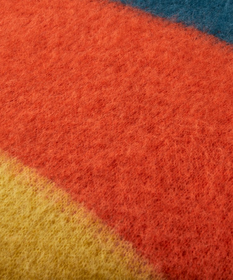 Multi-coloured panelled jacquard sweater / ޥ [292-65422]