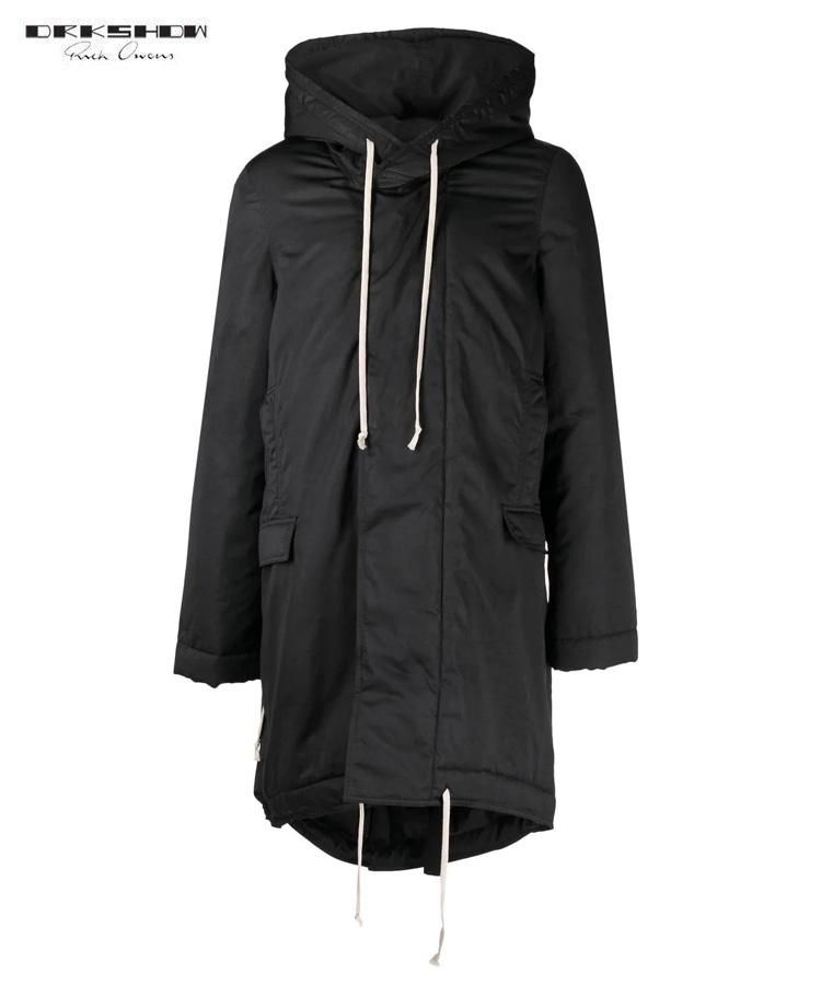 モローRick Owens DRKSHDW  fishtail parka  MU素材