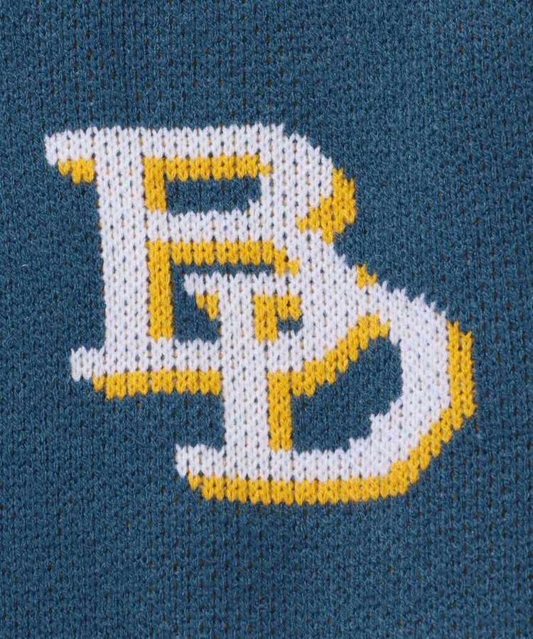 BEN DAVIS (ベン デイビス) 「BD LOGO KNIT CARDIGAN (ワンポイント