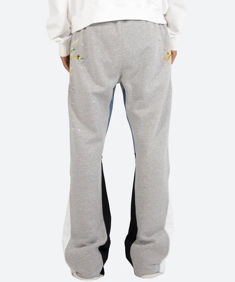 <img class='new_mark_img1' src='https://img.shop-pro.jp/img/new/icons5.gif' style='border:none;display:inline;margin:0px;padding:0px;width:auto;' />CONTRAST BOOTCUT SWATPANTS / グレー