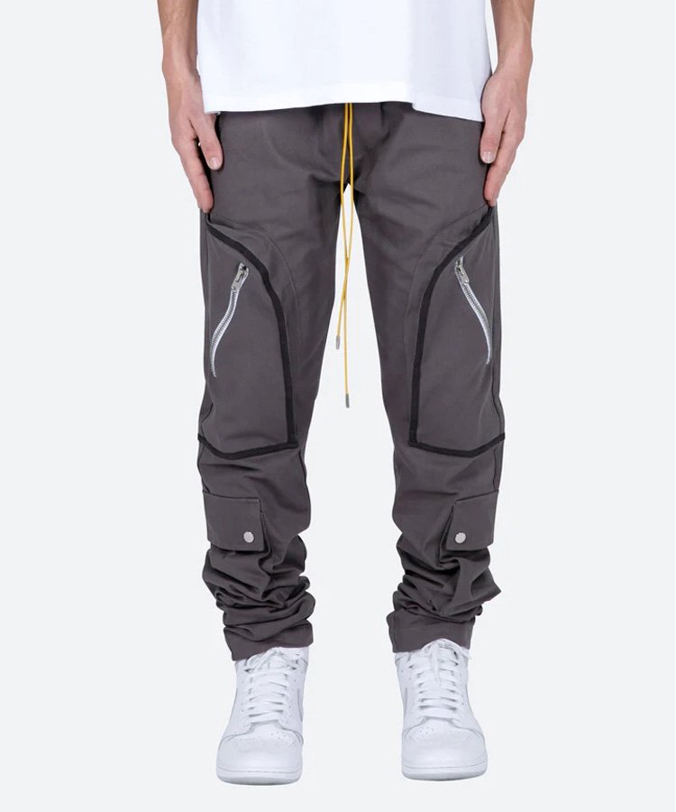 <img class='new_mark_img1' src='https://img.shop-pro.jp/img/new/icons5.gif' style='border:none;display:inline;margin:0px;padding:0px;width:auto;' />CONTRAST TAPED CARGO PANTS / チャコールグレー