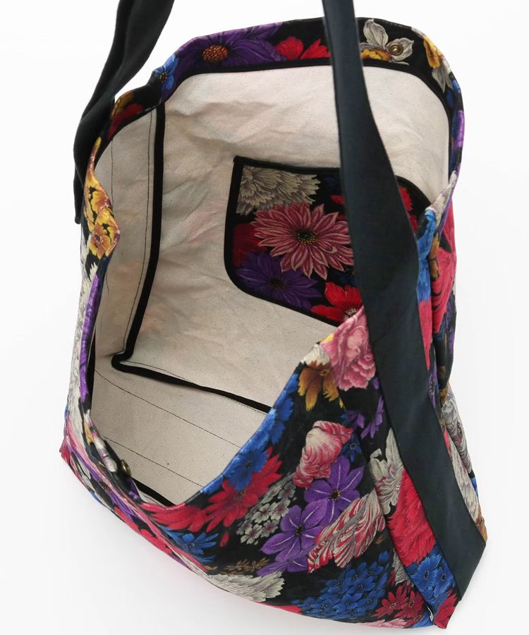 Cotton Bag Flower Print Shoulder Bag / ԥ [GI-I03-057-2-02]