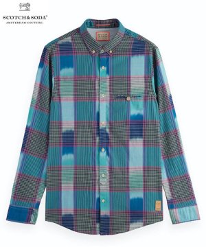 Regular fit allover print shirt / マルチ [282-71413]