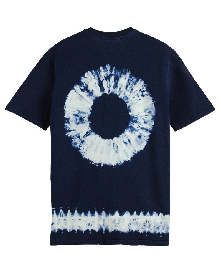 <img class='new_mark_img1' src='https://img.shop-pro.jp/img/new/icons5.gif' style='border:none;display:inline;margin:0px;padding:0px;width:auto;' />Regular fit organic tie-dye T-shirt / インディゴ [292-74421]