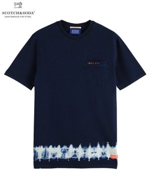 Regular fit organic tie-dye T-shirt / ǥ [292-74421]