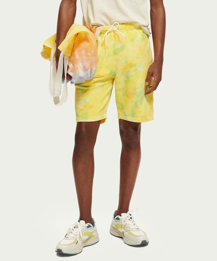 Relaxed fit tie-dye sweat shorts /  [292-72523]