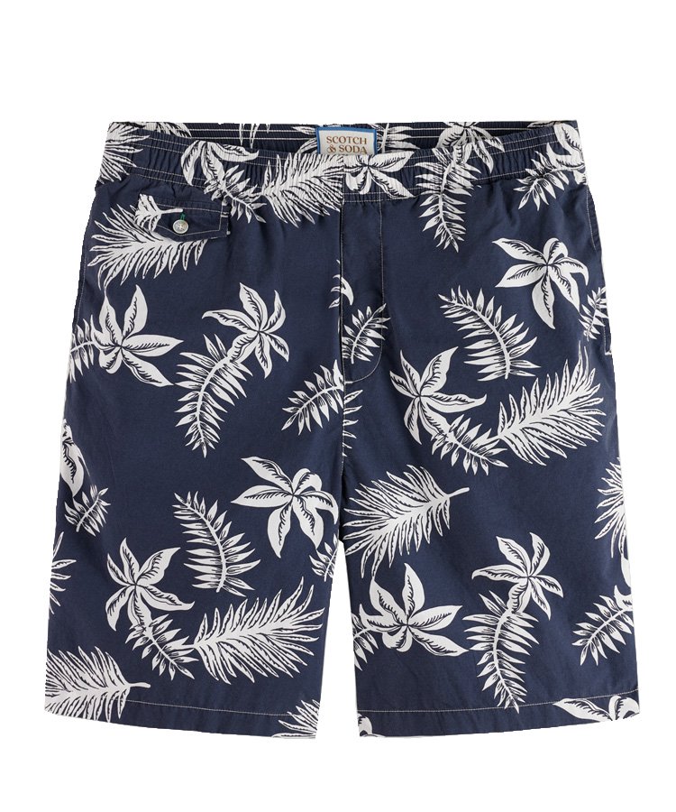 Printed poplin Bermuda shorts / ͥӡ꡼ [292-72519]