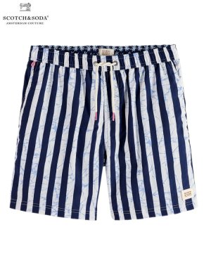Printed mid-length swim shorts / ֥롼ȥ饤 [292-78604]