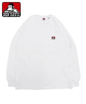 LONG SLEEVE POCKET TEE (ピスネーム ポケット ロングTシャツ) / ホワイト [C-23780029-07]